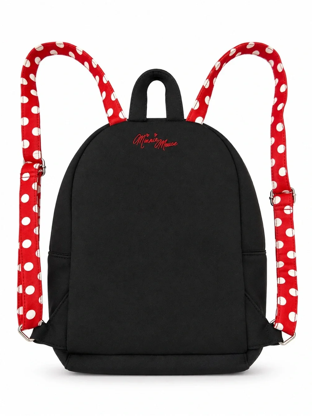 Minnie Mouse Kids Polka Dot Bow Mini Backpack - Black and Red